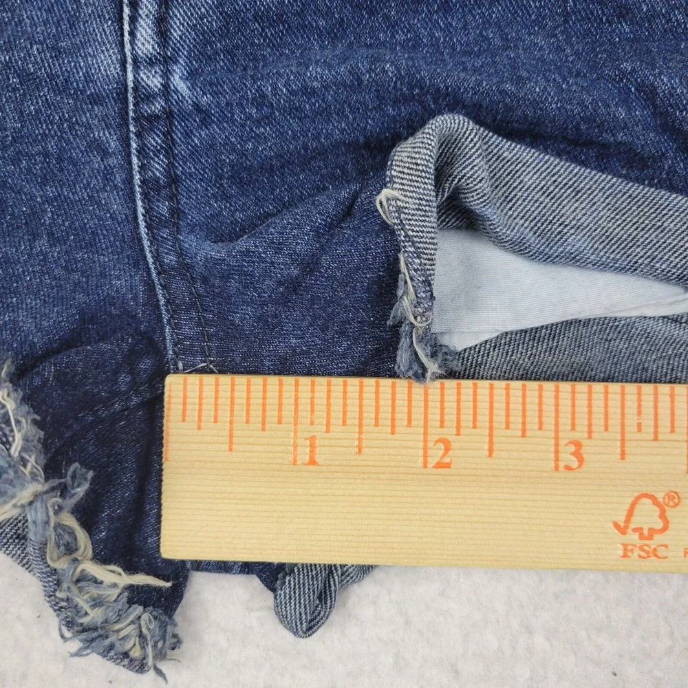Venus Denim Cut Off Shorts Womens US 4 Blue Cotton Blend Stretch 29x2‎